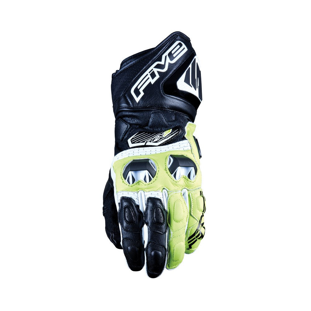 GUANTES FIVE RFX3 v2 NEGRO / AMARILLO FLUOR