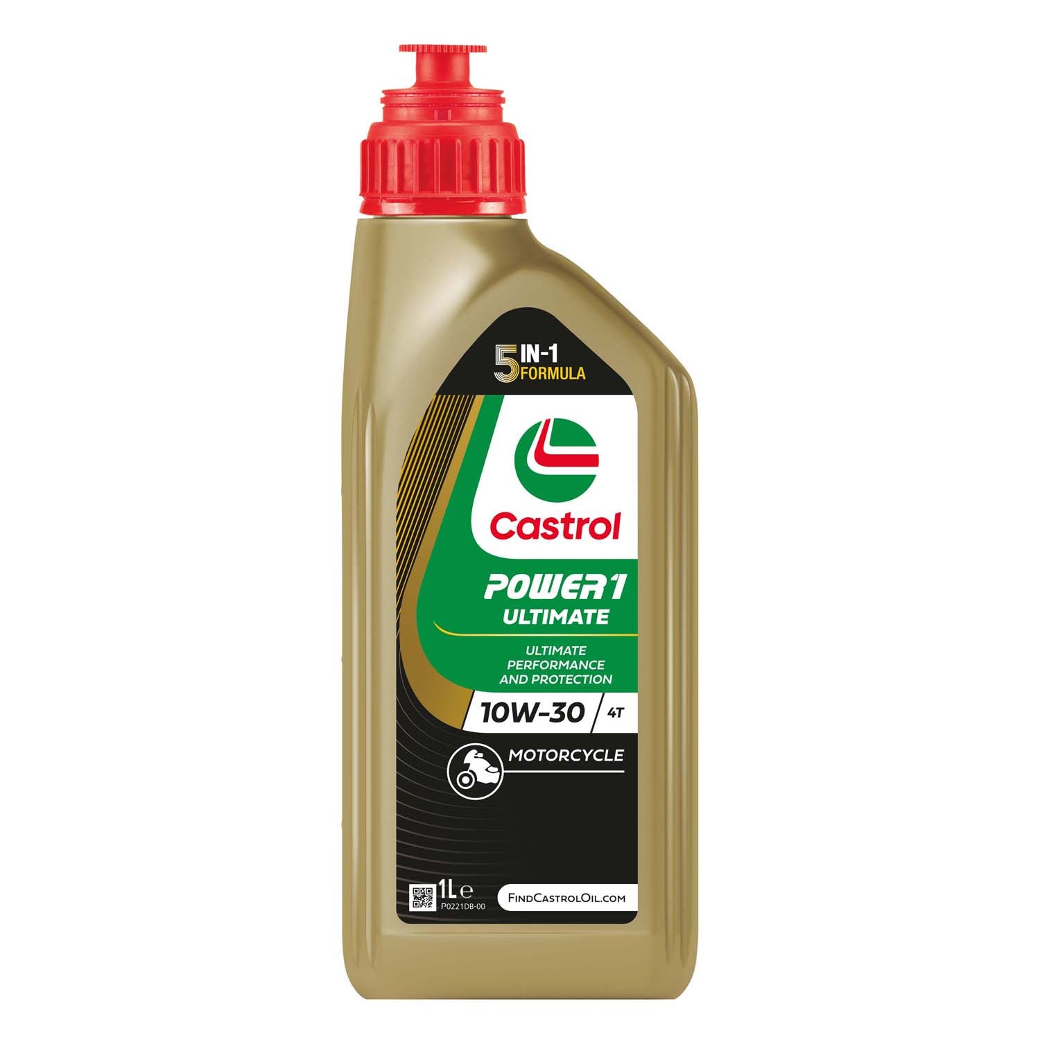LUBRICANTE MOTOR CASTROL POWER1 ULTIMATE 4T 10W30 1L
