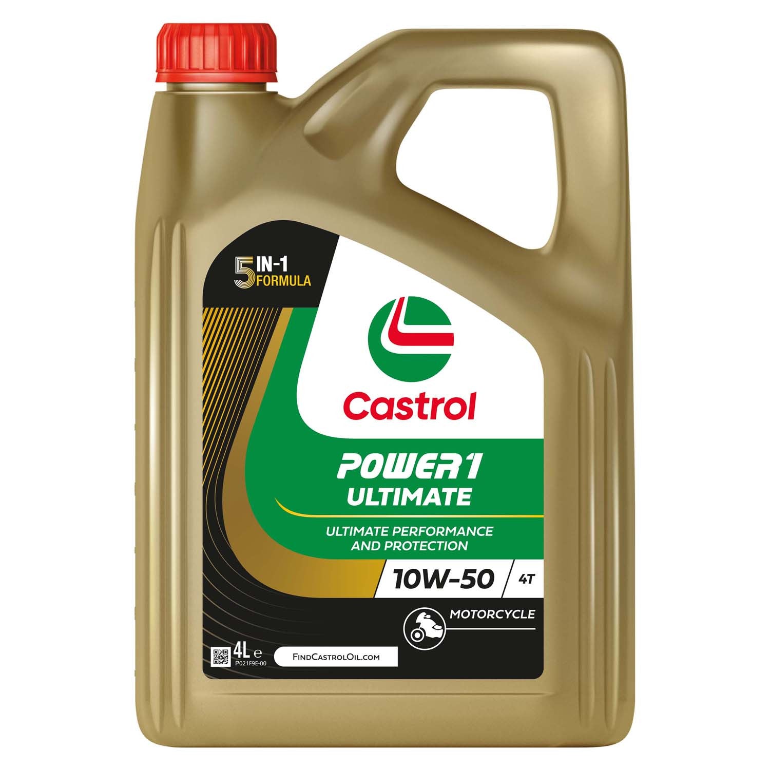 LUBRICANTE MOTOR CASTROL POWER1 ULTIMATE 4T 10W50 4L